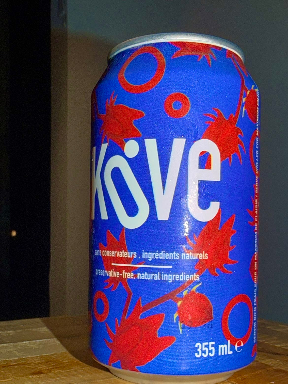 KOVE – Hibiscus drink 355 ml