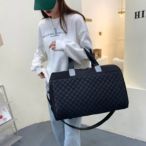 Foldable Shoulder Travel Bag Luggage Tote Bag Large