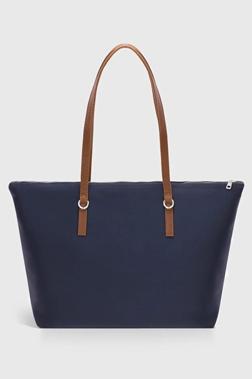 Navy Blue Shopper Bag for Women