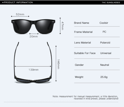 Men Women Fashion Polarized Sunglasses